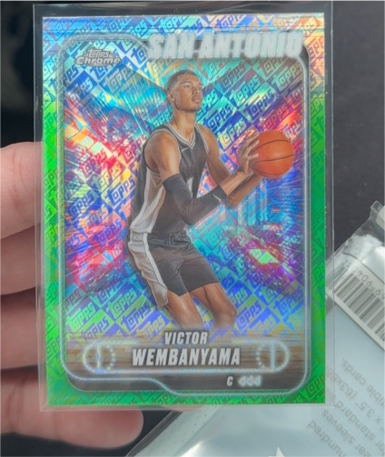 2024-25 Topps Chrome #193 Victor Wembanyama — front