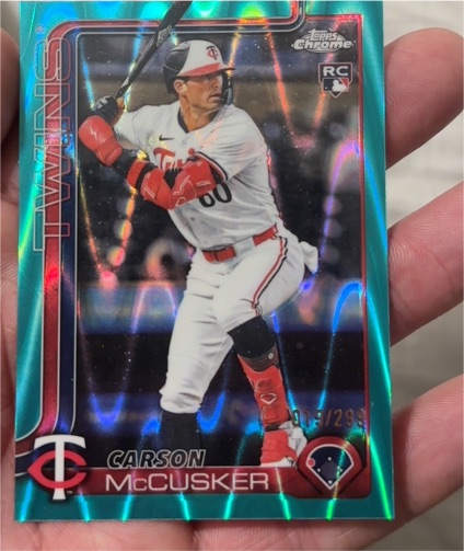 2025 Topps Chrome Update #USC155 Carson McCusker — front