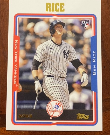 2025 Topps Archives #218 Ben Rice — front