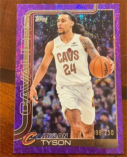 2025-26 Topps #86 Jaylon Tyson — front