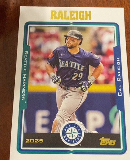 2025 Topps Archives #286 Cal Raleigh — front