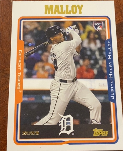2025 Topps Archives #245 Justyn-Henry Malloy — front