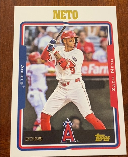 2025 Topps Archives #247 Zach Neto — front
