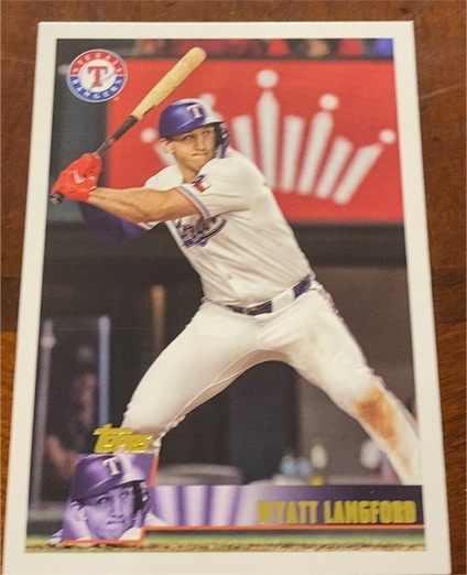 2025 Topps Archives #109 Wyatt Langford — front