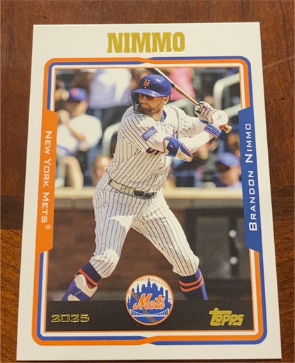 2025 Topps Archives #288 Brandon Nimmo — front