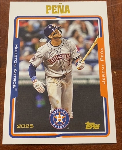 2025 Topps Archives #250 Jeremy Peña — front