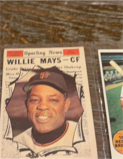 1961 Topps #579 Willie Mays All-Star — front