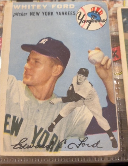 1954 Topps #37 Whitey Ford — front