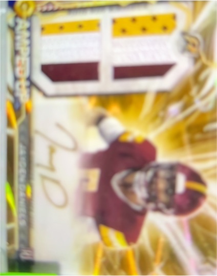 2024 Topps Resurgence Amped Up Rookie Patch Autograph #AU-CW Caleb Williams — front