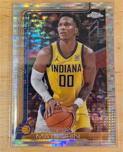 2025-26 Topps Chrome #93 Bennedict Mathurin — front