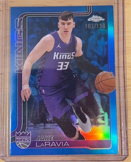 2025-26 Topps Chrome #230 Jake LaRavia — front
