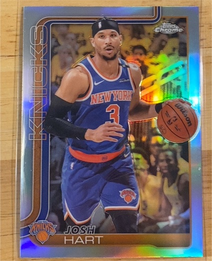 2025-26 Topps Chrome #160 Josh Hart — front