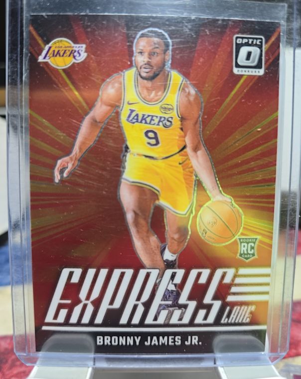 2024-25 Donruss Optic #4 Bronny James Jr. Express Lane — front