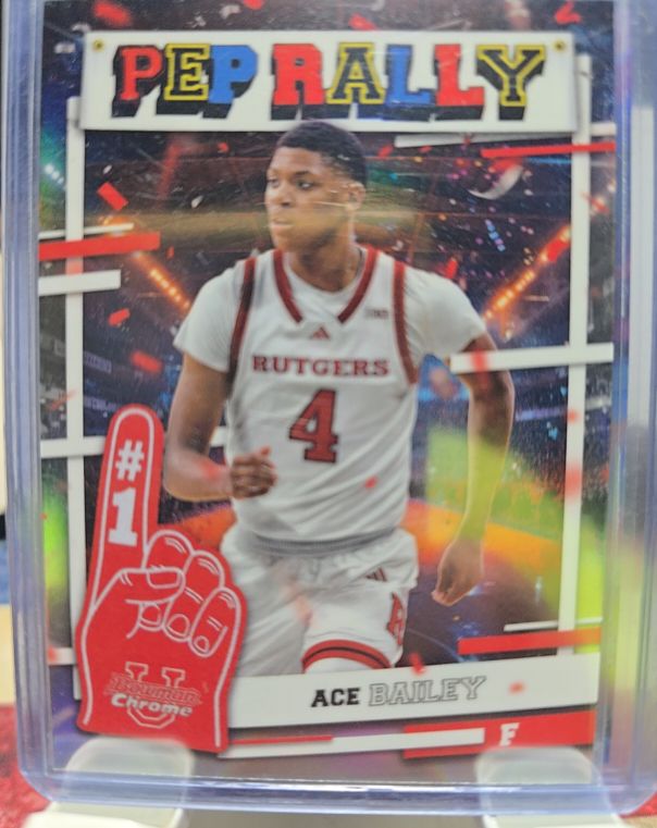 2024-25 Bowman University Chrome Pep Rally #PR-1 Ace Bailey — front