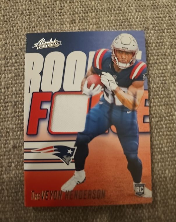 2025 Panini Absolute Rookie Force #RF-THN TreVeyon Henderson — front