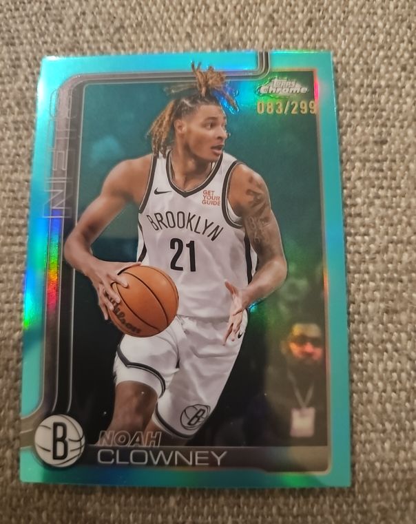 2025-26 Topps Chrome #23 Noah Clowney — front