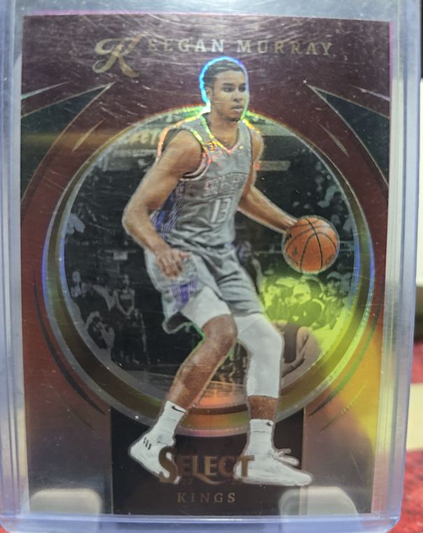 2022-23 Panini Select #15 Keegan Murray Select Certified Sacramento Kings — front