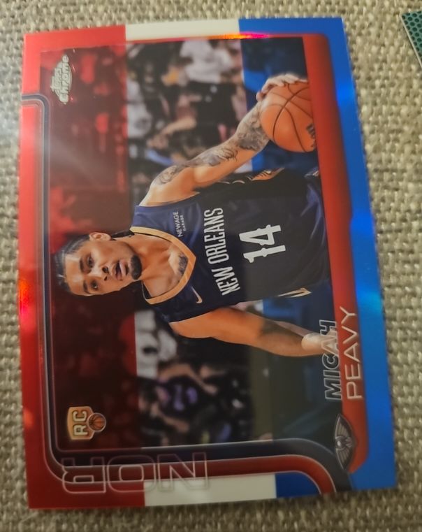 2025-26 Topps Chrome #291 Micah Peavy — front
