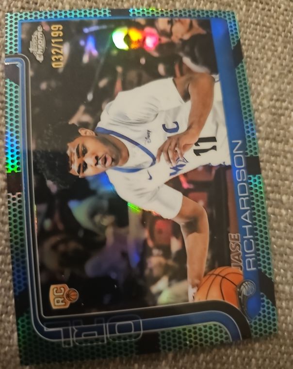 2025 Topps Chrome #321 Jase Richardson — front