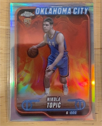 2024-25 Topps Chrome #119 Nikola Topic — front