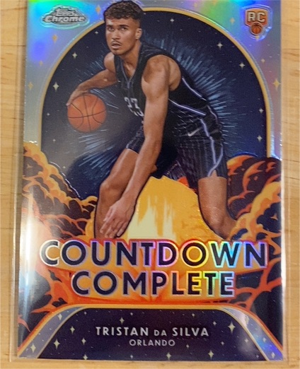 2024-25 Topps Chrome #CC-21 Tristan Da Silva Countdown Complete — front