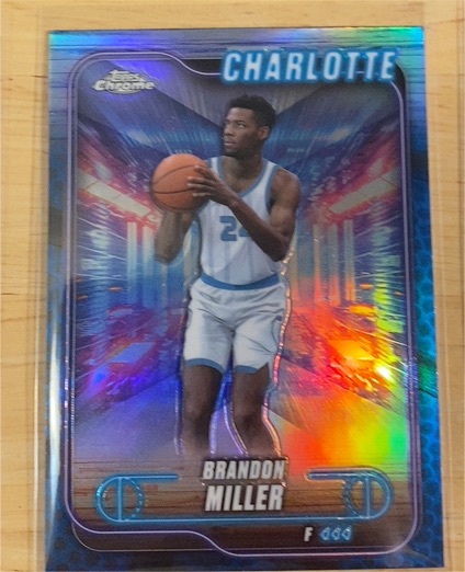 2024-25 Topps Chrome #61 Brandon Miller — front