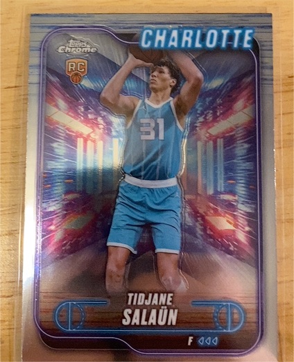 2024-25 Topps Chrome #148 Tidjane Salaün — front