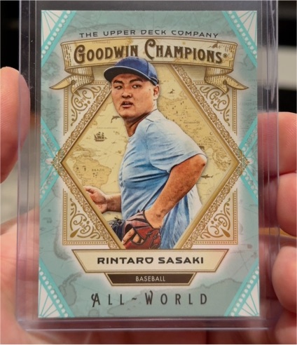 2025 Upper Deck Goodwin Champions #AW-13 Rintaro Sasaki — front
