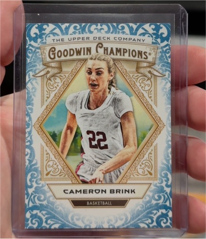 2025 Upper Deck Goodwin Champions #22 Cameron Brink — front