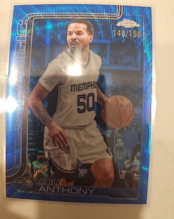 2020-21 Donruss Optic #165 Cole Anthony — front