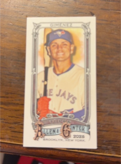 2025 Topps Allen & Ginter Mini #94 Andres Gimenez — front