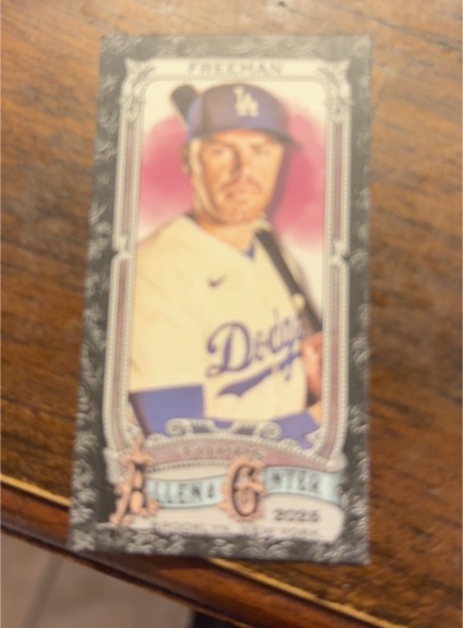 2025 Topps Allen & Ginter #69 Freddie Freeman — front