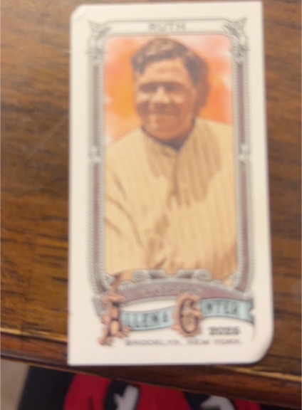 2025 Topps Allen & Ginter Mini #28 Babe Ruth — front
