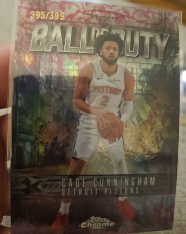 2025-26 Topps Chrome #BD-11 Cade Cunningham Ball of Duty — front