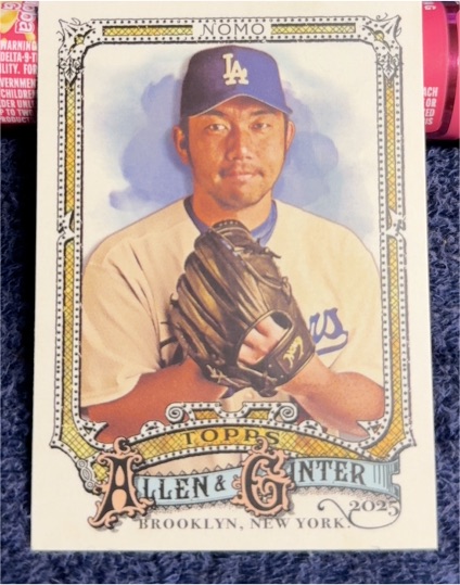 2025 Topps Allen & Ginter #306 Hideo Nomo — front