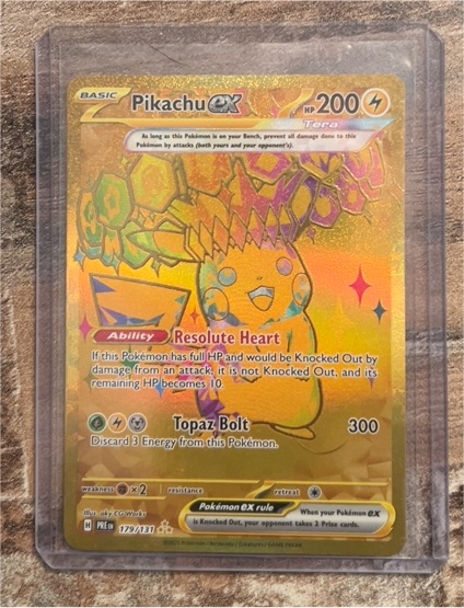 2025 Pokémon Prismatic Evolutions #179 Pikachu ex — front