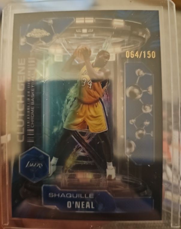2025 Topps Chrome Clutch Gene #064 Shaquille O'Neal — front