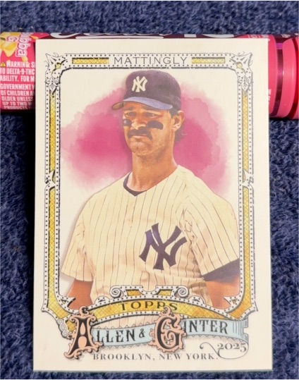 2025 Topps Allen & Ginter #173 Don Mattingly — front