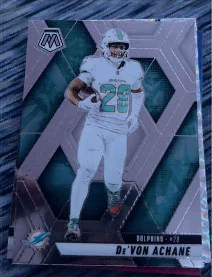 2025 Panini Mosaic #58 De'Von Achane — front