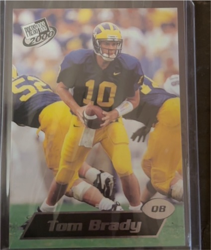 2000 Press Pass #37 Tom Brady — front