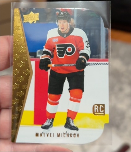 2024-25 Upper Deck Series 2 #RDT-15 Matvei Michkov Rookie Die-Cut — front