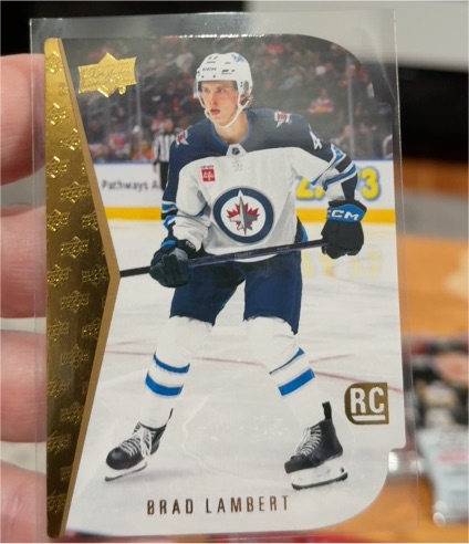 2024-25 Upper Deck Series 2 1994-95 Rookie Tribute Die Cuts #RDT-11 Brad Lambert — front