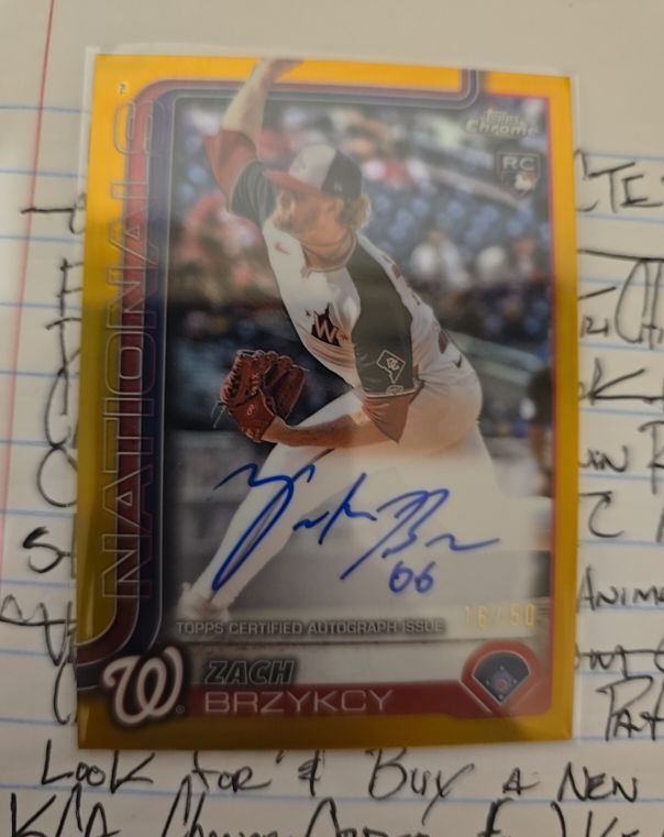 2025 Topps Chrome #RA-ZB Zach Brzykcy — front