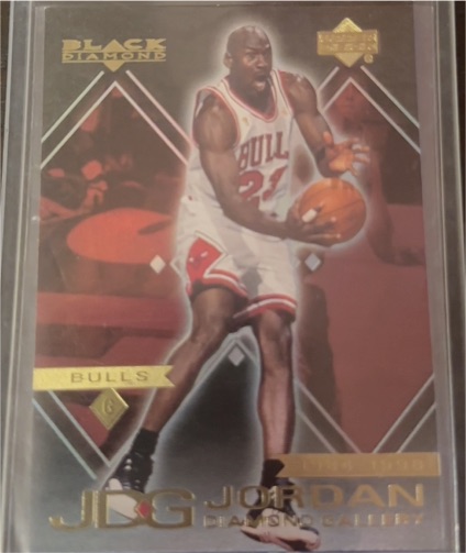 2000 Upper Deck Black Diamond JDG Diamond Gallery #DG9 Michael Jordan — front