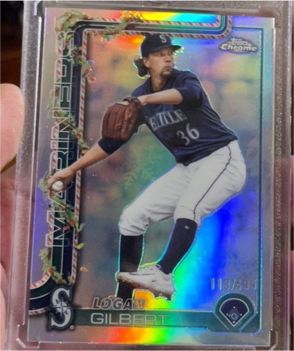 2025 Topps Chrome #11 Logan Gilbert — front