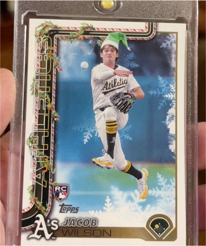 2025 Topps Holiday #H4 Jacob Wilson — front