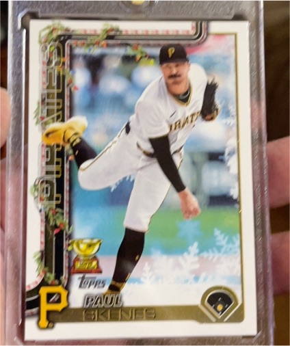 2025 Topps Holiday #H70 Paul Skenes — front