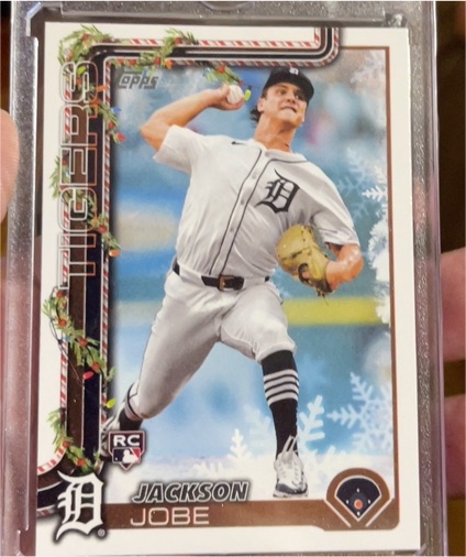 2025 Topps Holiday #H160 Jackson Jobe — front