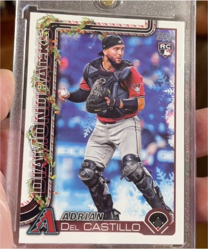 2025 Topps Holiday #H181 Adrian Del Castillo — front