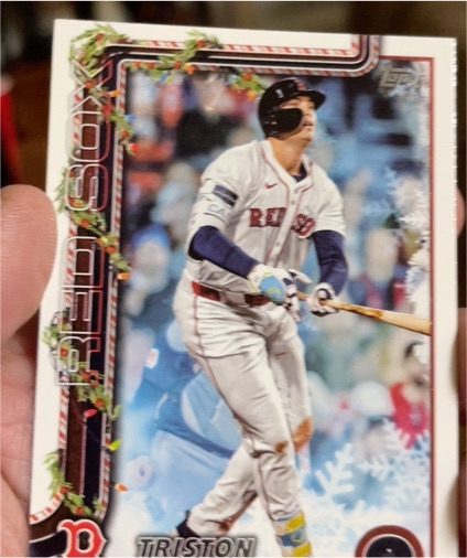 2025 Topps Holiday #H49 Triston Casas — front